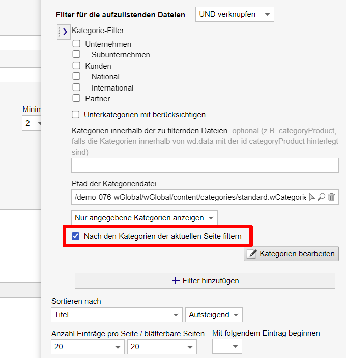 Ähnliche Beiträge zu einer Seite anzeigen