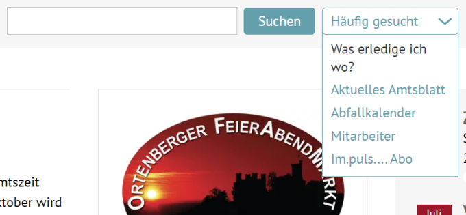 Volltextsuche Filter - Häufig gesucht