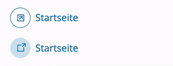Link: Erst Icon, beim Überfahren ganzen Link einrahmen