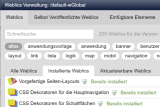 Weblication® Version 19: Neu in der Weblic-Verwaltung
