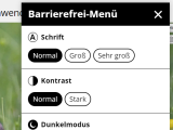Barrierefrei-Werkzeuge in Weblication®