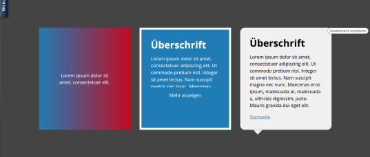 coredemo.de: Layout Beispiele in Zwischenablage exportieren