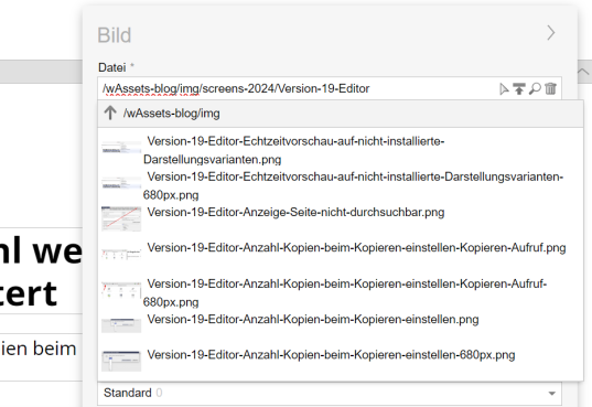 Ein-Projekt-Systeme mit sofort aufgeklappten Projektverzeichnissen