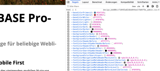 Sass-Farbvariablen werden automatisch als CSS-Variablen ausgeliefert