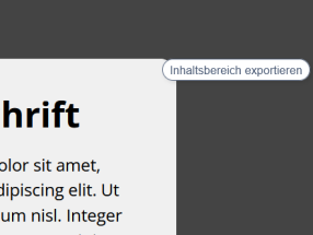 Layout Beispiele aus Weblication® coredemo.de in eigene Projekte übernehmen