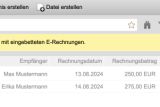 E-Rechnungen - So unterstützt Sie Weblication®