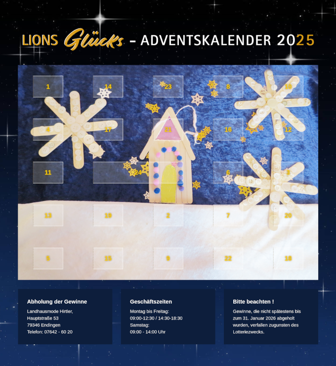 Adventskalender mit Weblication®