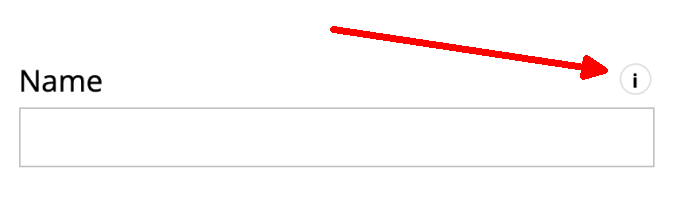 Formular-Feld: Tooltip nutzen