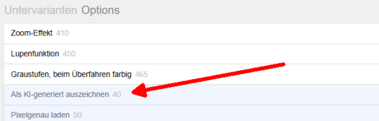 Untervariante installieren
