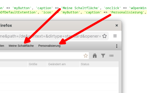 Im vorbereiteten Code nehmen Sie die gewünschten Anpassungen vor