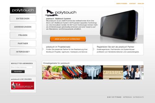 Design der Polytoch.de gestaltet und umgesetzt von CORPORATE KARMA