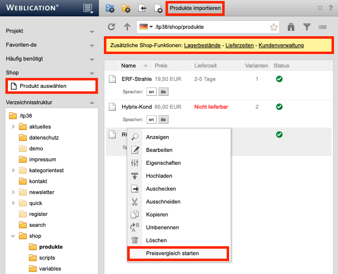 Weiter Anpassungsmöglichkeiten in der Dateiverwaltung