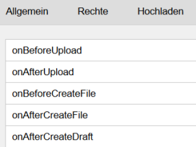 Aktionen automatisiert steuern in Weblication®