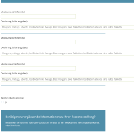 Formular „Bestellung von Wiederholungsrezepten“