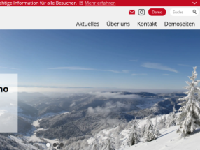 Inhalte über Kopfbereich einblenden