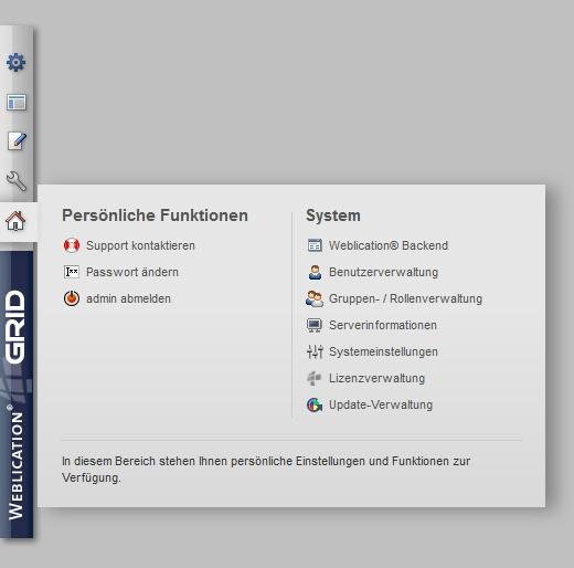 Persönliche Funktionen, System