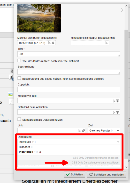 Bilder unterschiedlich darstellen