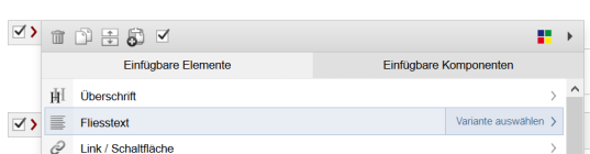 MIT Variantenwahl - durch Klick auf "Variante auswählen"