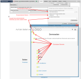 Version 12: Elemente aus anderen Seiten in aktuell bearbeitete Seite einbinden