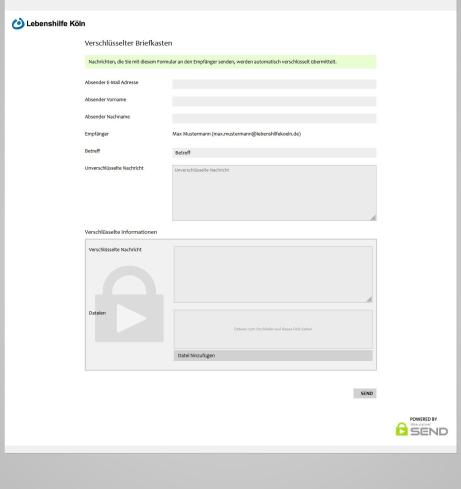 Persönlicher Verschlüsselter Briefkasten