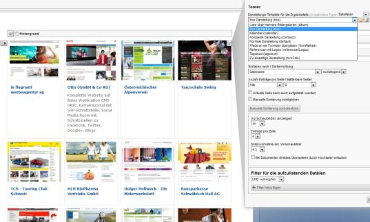 Liste im Boxdesign darstellen