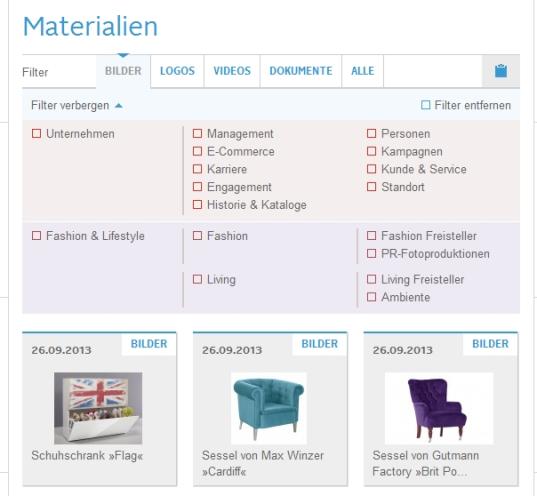 Beispiel eines Media-Centers