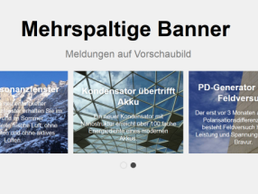 Banner/Slider: So stellen Sie Meldungen interessanter dar