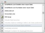 Installierbare Weblics® anzeigen im Drag&amp;Drop-Editor