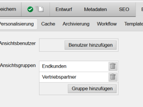 Personalisierung: Passwortgeschützte Bereiche mit Weblication® CMS