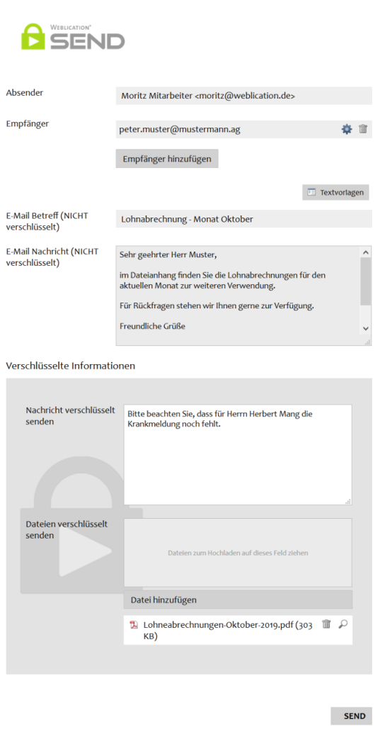 Digitale Arbeitsräume in einem passwortgeschützten Portal