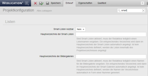 Smart-Listen vereinfachen das Erstellen von Listen für Redakteure