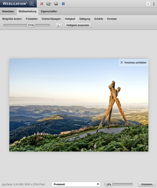 Version 16: Neuer Bildeditor in Weblication®