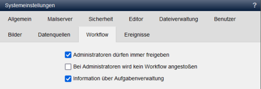 Freigabe-Workflow über Aufgabenverwaltung