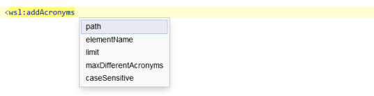 Version 17: Autovervollständigung mit Element- und Attribut-Vorschlägen