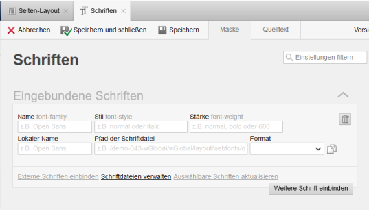 Google Fonts lokal einbinden - Lösung in älteren Projekten