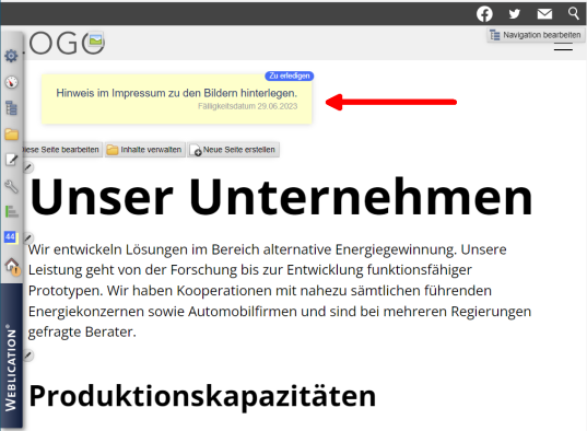 Notizen/Aufgaben: Checkboxen auch in Seite selbst anzeigen