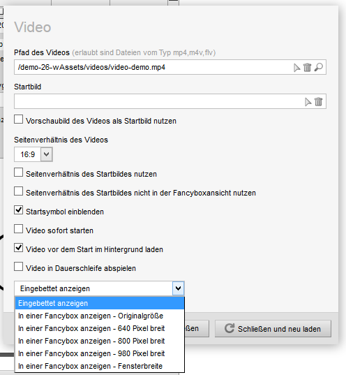 Browse & Edit Konfiguration