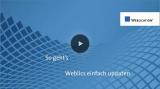 Weblics® updaten per Mausklick