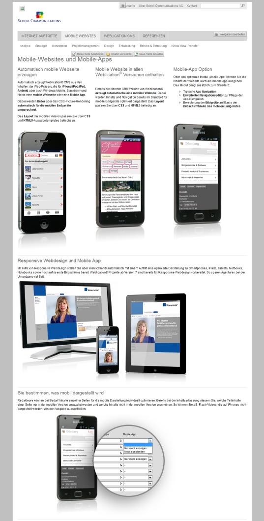 Prototyp einer neu zu gestaltenden Website