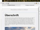 Version 18: Newsletter unterstützt Komponenten