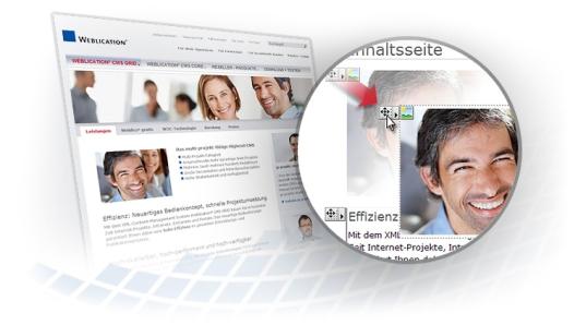 Drag&Drop zur flexiblen Seitengestaltung