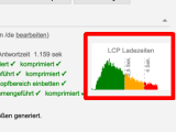 Version 16: Performance-Analyse - LCP Ladezeiten in Siteinfo anzeigen