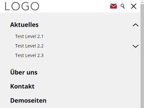 Version 18: Toggle Navigationsmenü per Mausklick gestalten