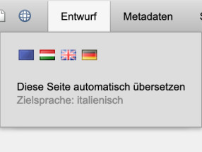 Sprach-Übersetzung per Klick mit DeepL-Schnittstelle
