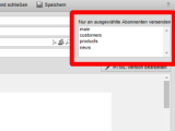 Abo-Themen im Newsletter-Modul