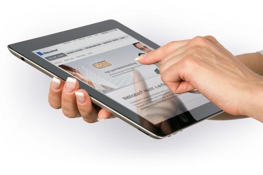 Slider mit Touch-Wisch-Effekt für Touchscreen-Geräte