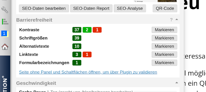 Version 20: Barrierefreiheit - Seite für Plugin Validierung ohne Panel / Buttons öffnen Version 20: Barrierefreiheit - Seite für Plugin Validierung ohne Panel / Buttons öffnen