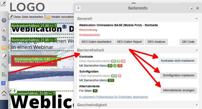 Version 20: Echtzeit Barrierefrei Prüfungen für Redakteure Version 20: Echtzeit Barrierefrei Prüfungen für Redakteure