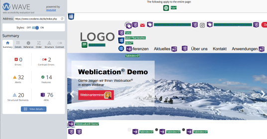 Barrierefrei Prüfung für Entwickler