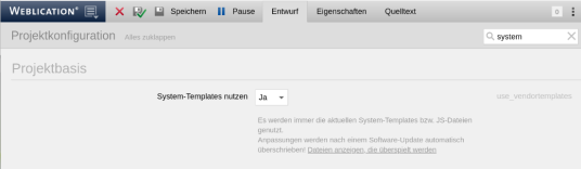 Systemverzeichnis nutzen, um Projekte auf aktuellem Stand zu halten